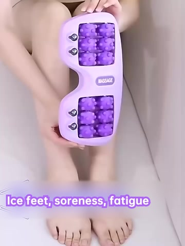 Massageador De Pés Com Rolo Duplo Massagem Shiatsu Alívio De Fascite Plantar Estresse E Relaxamento