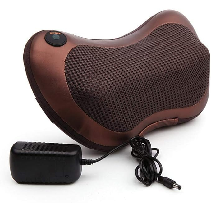 Encosto Massageador Shiatsu Lombar Pescoço Veicular bivolt 110v/220v Pronta Entrega