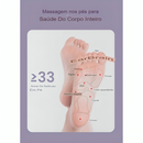 Massageador De Pés Com Rolo Duplo Massagem Shiatsu Alívio De Fascite Plantar Estresse E Relaxamento