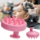 Massageador De Couro Cabeludo Shampoo Escova De Silicone Macio Escova de Lavar Cabelo Capilar Espuma