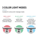 Massageador De Pescoço e Rosto LED Vibração Fototerapia Para Rejuvenescer Firmeza Anti-Rugas