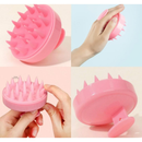 Massageador De Couro Cabeludo Shampoo Escova De Silicone Macio Escova de Lavar Cabelo Capilar Espuma