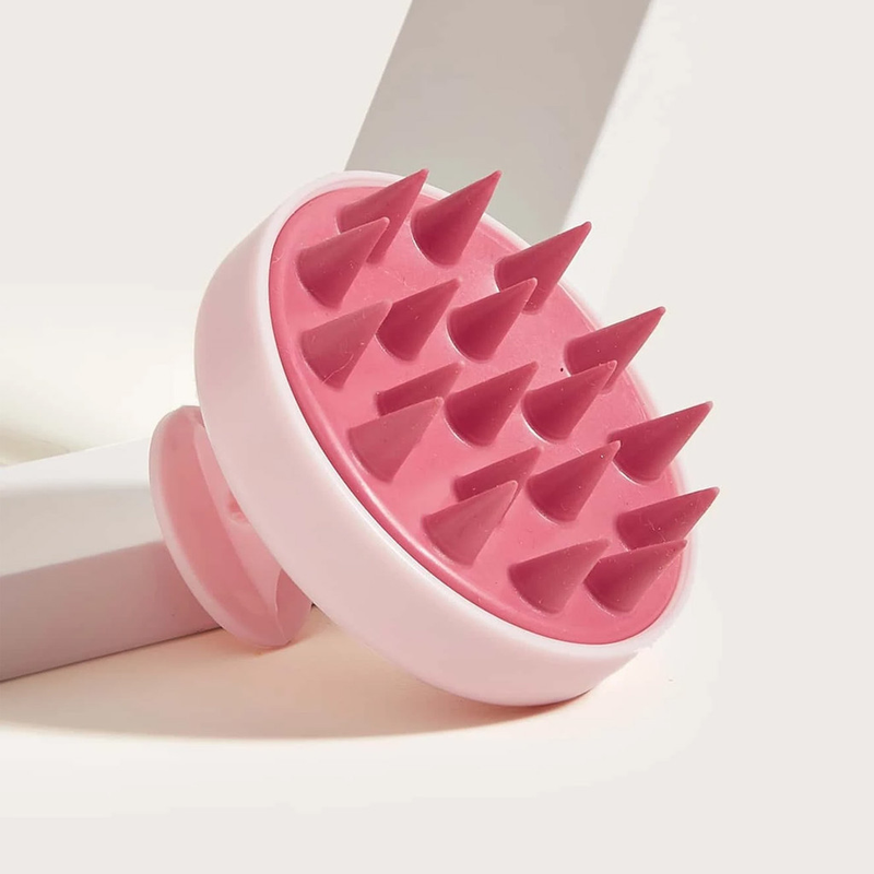 Massageador De Couro Cabeludo Shampoo Escova De Silicone Macio Escova de Lavar Cabelo Capilar Espuma