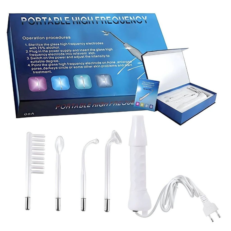 Aparelho Alta Frequência Portátil Bivolt Limpeza De Pele e Cabelo