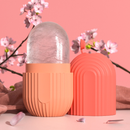 Rolo Facial De Gelo De 1 Unidade Para Contorno De Massageador De Inchaço , Reutilizável E À Prova De Vazamentos